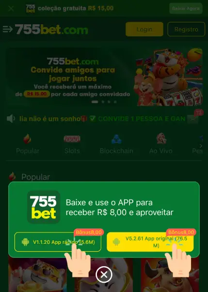 Baixe o aplicativo do cassino 755bet