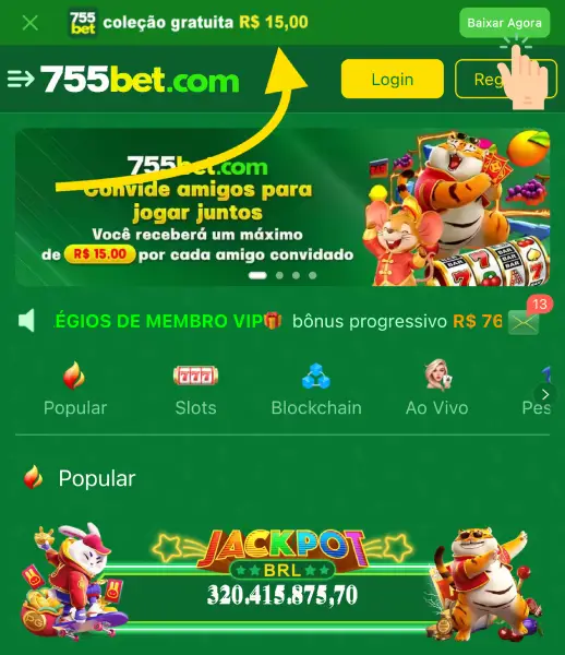 Baixe o aplicativo móvel do site do cassino 755bet