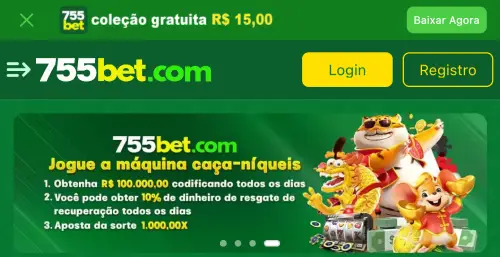 Bônus no site do cassino 755bet